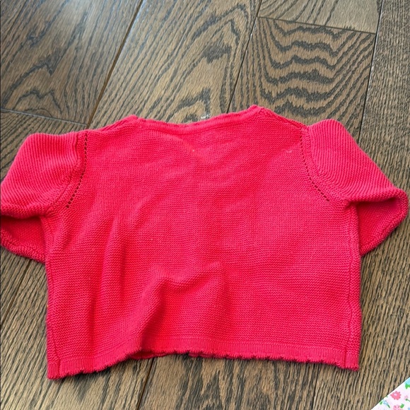 Tartine et Chocolat Red Knit Sweater 6 months baby unisex - Picture 6 of 8